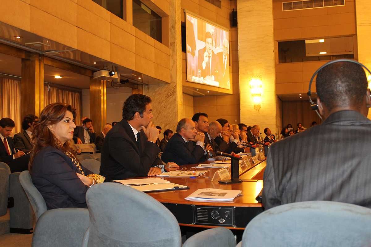 The High Representative participates in the presentation of the 2013 ANCE Report (Farnesina, 1 October 2013)