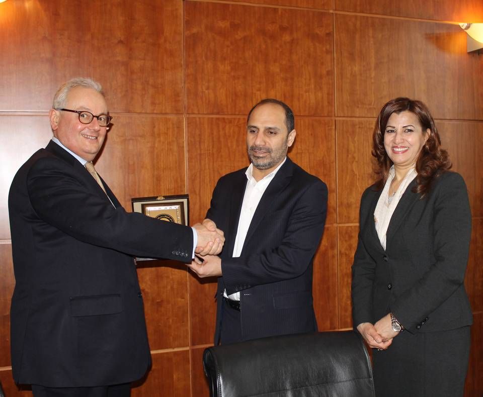 Dr. Kader accompanies the Minister of Agriculture to the Ministry of Foreign Affairs