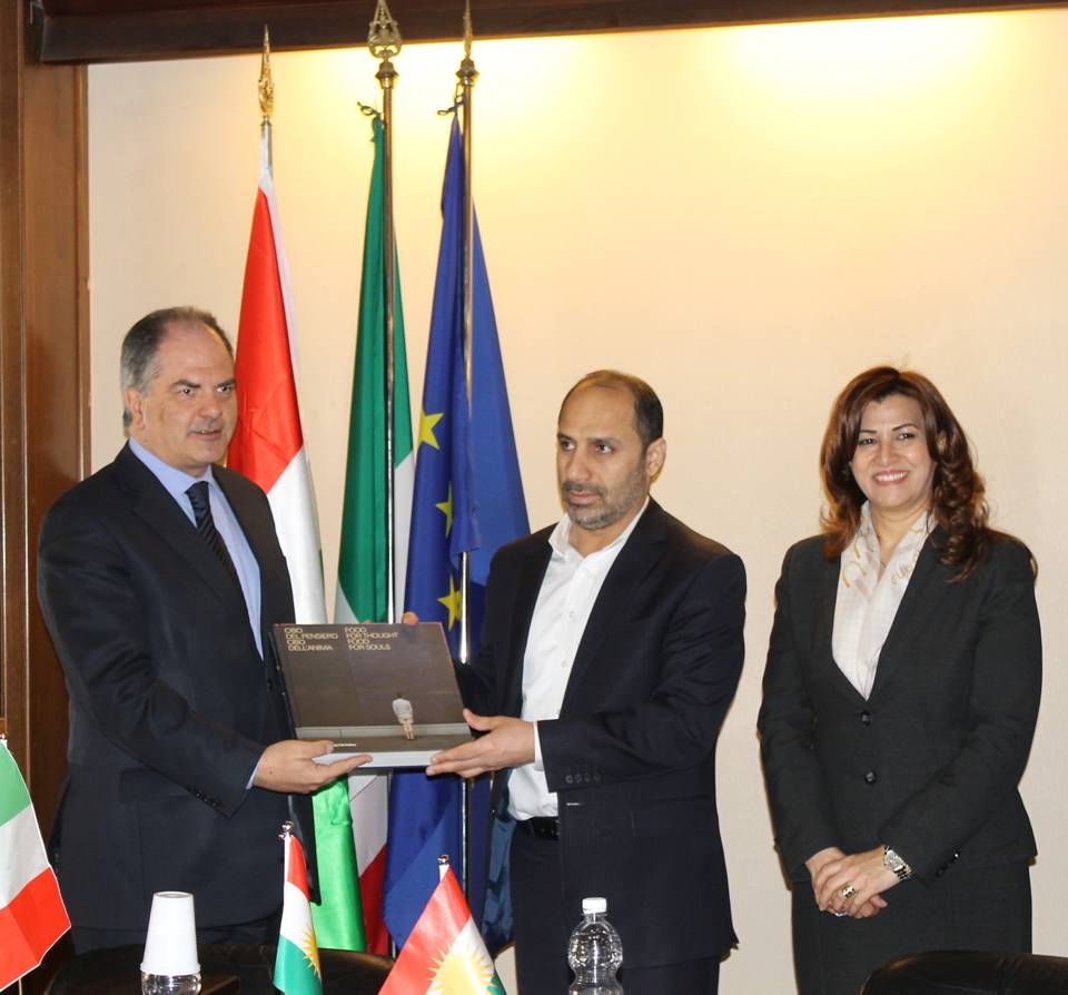 Dr. Kader accompanied Minister Majeed at the Ministry of Agriculture