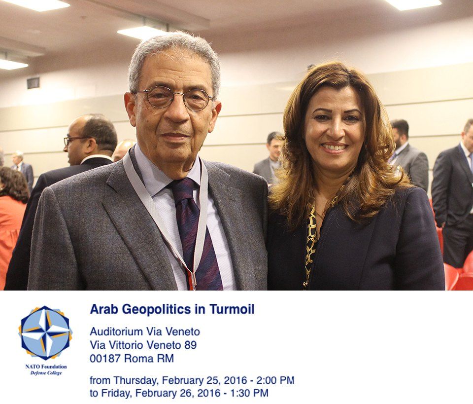 Dr. Kader participates in the “Arab Geopolitics in Turmoil” conference organized by the NATO Defense College Foundation
