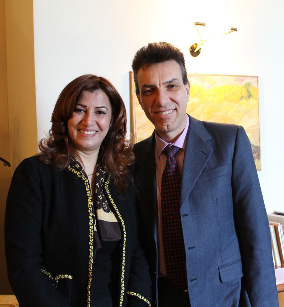 Dr. Rezan Kader meets with the Deputy Director General and Central Director for the Mediterranean and Middle Eastern Countries at the Ministry of Foreign Affairs, Min. Pl. Giuseppe Perrone