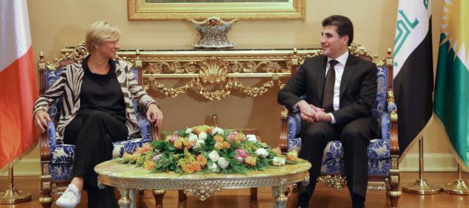 Min. Pinotti to PM Barzani: "Italy is ready to provide any support to Kurdistan region"