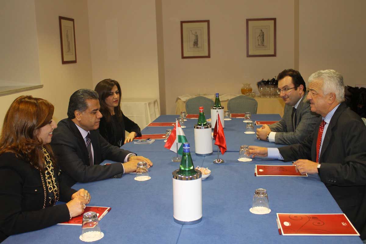 Bilateral meeting between Minister Falah and Ambassador Akil, Ambassador of the Republic of Türkiye to Italy