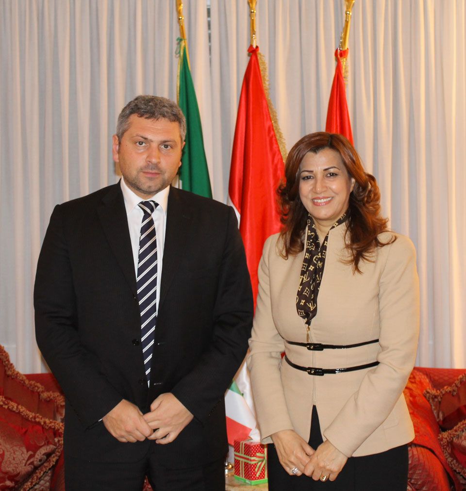 Dr. Kader receives a visit from the Honorable Massimo Artini, Vice President of the Defense Committee of the Chamber of Deputies.