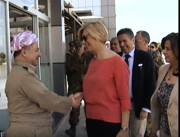President Barzani receives Italian Defense Minister