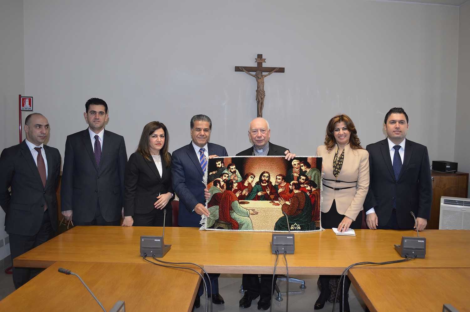 Official Visit of Minister Falah Mustafa to Cardinal Francesco Coccopalmerio, President of the Pontifical Council for Legislative Texts