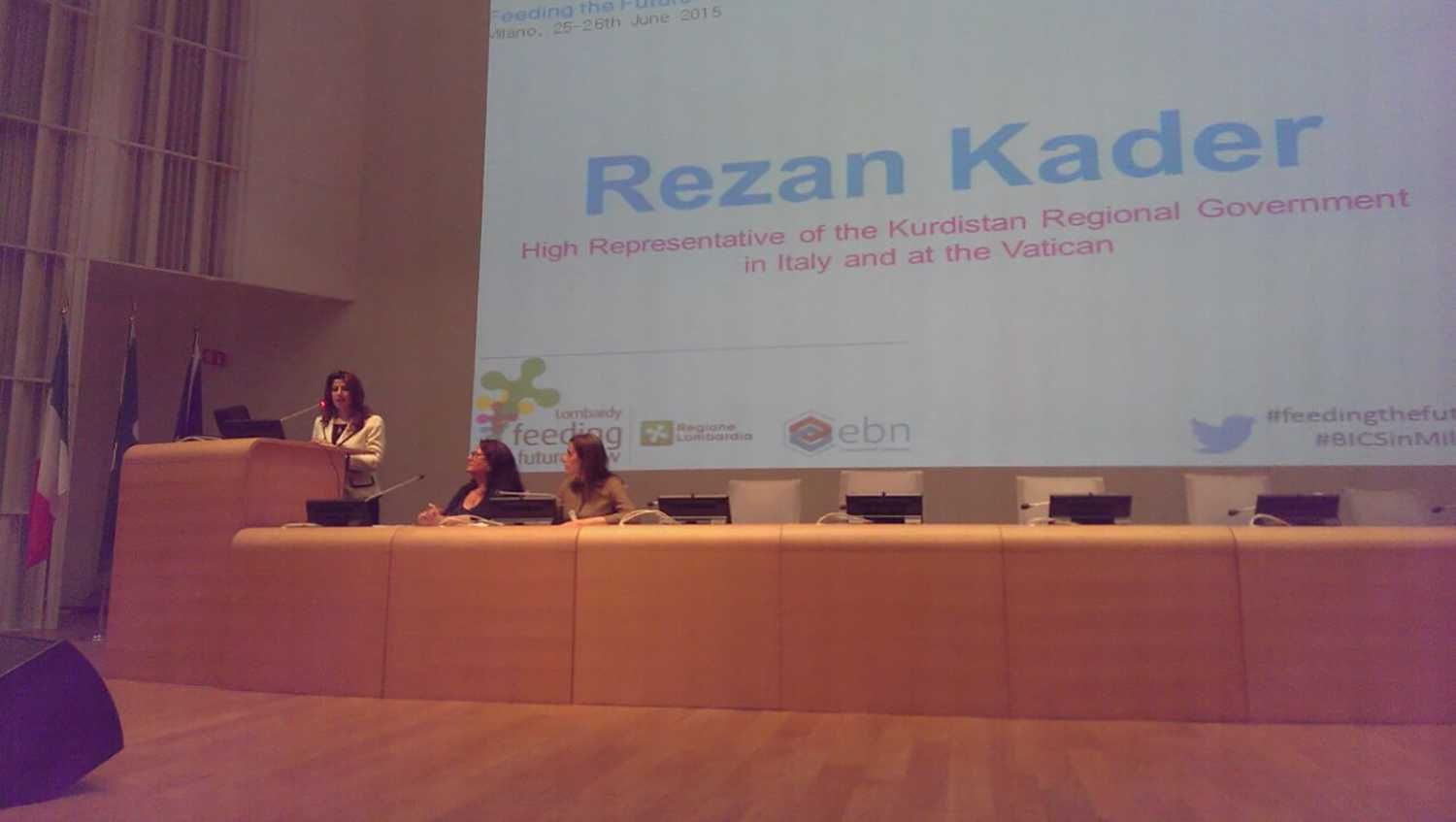 Mrs. Kader took part in the EXPO Conference "Creating Sustainable Businesses in Mediterranean Countries. Theories, Tools and Success Stories ".
