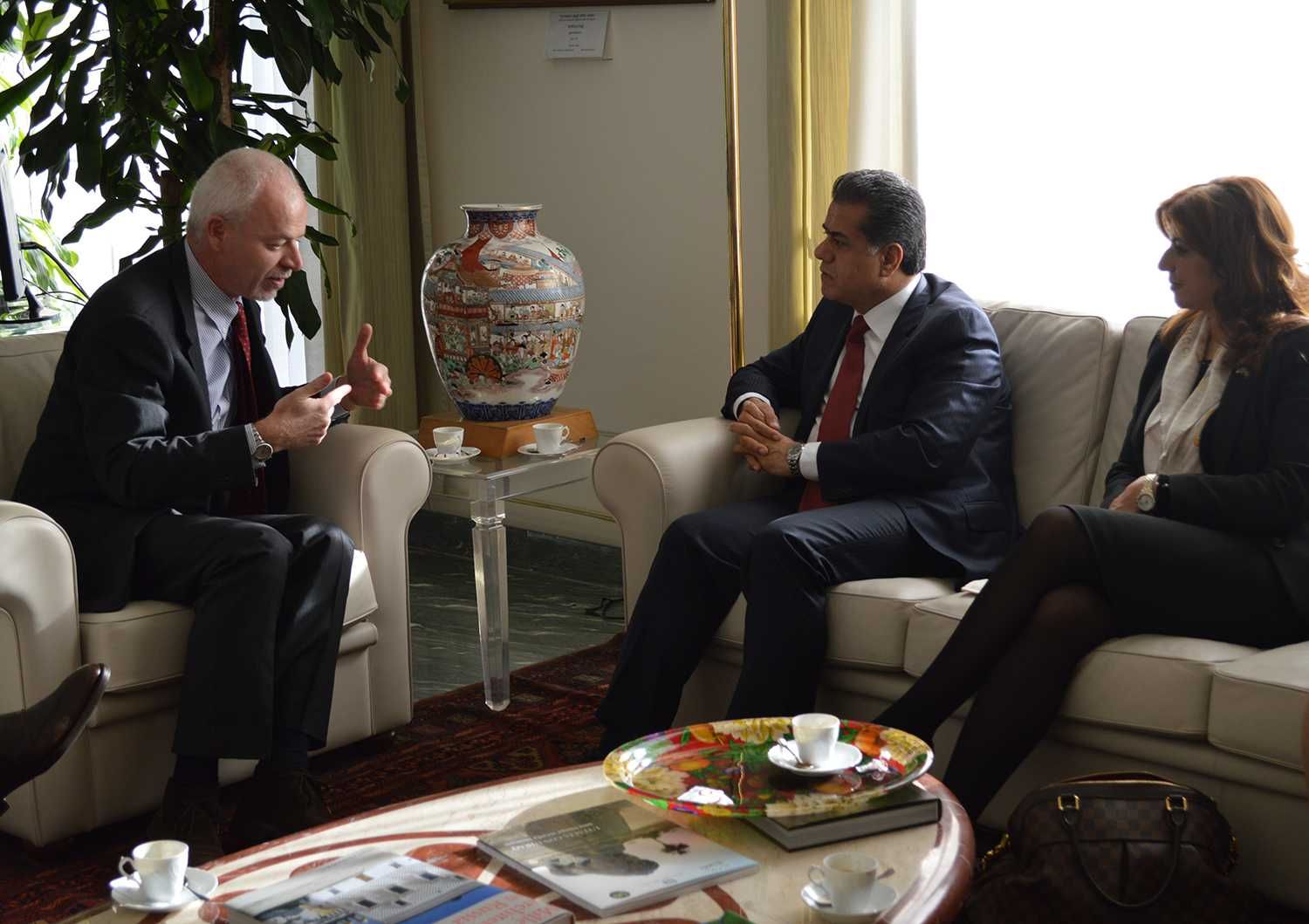 Official Visit of Minister Falah Mustafa to Deputy Minister Pistelli of the Ministry of Foreign Affairs