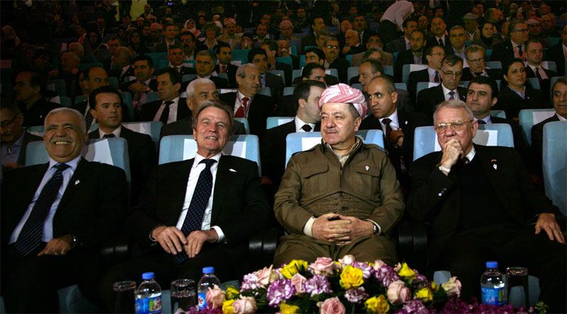 President Masoud Barzani opened the commemoration ceremony for the 25th anniversary of the Halabja massacre.