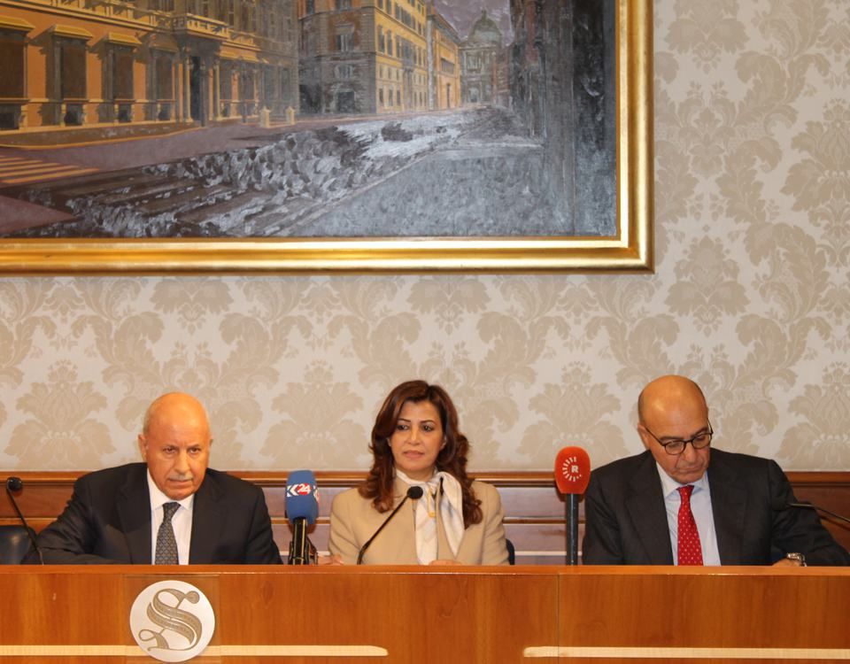 Minister Sinjari holds a hearing before the Defense Committee of the Senate of the Republic