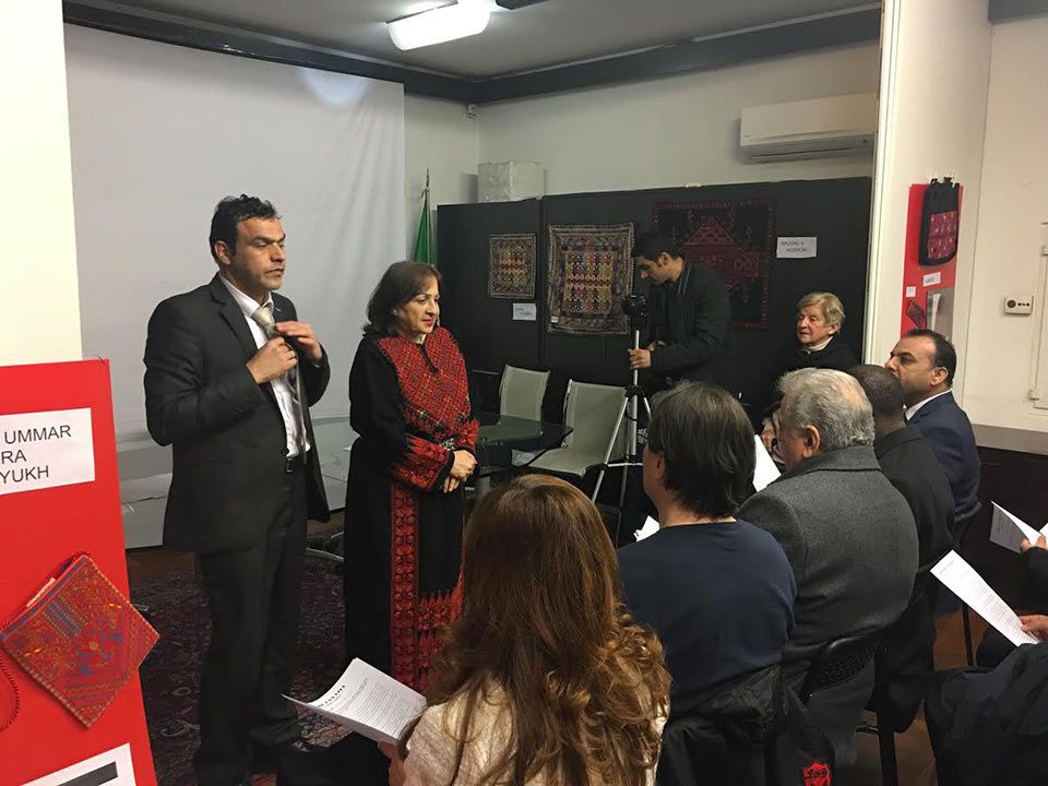 Mrs. Kader participated in the Exhibition for the week of Palestinian culture