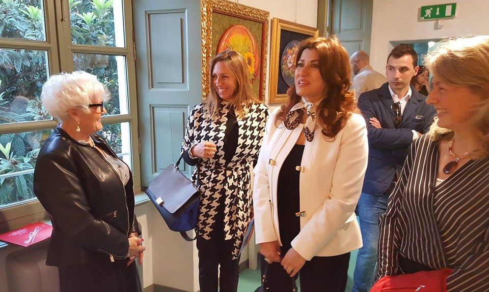 Mrs. Kader participated in the Personal Exhibition of the painter Alessandra Tabarrani
