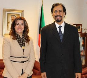 Dr. Kader meets with the Ambassador of the State of Kuwait to Italy, Sheikh Ali Khalid Al Jabar Al Sabah